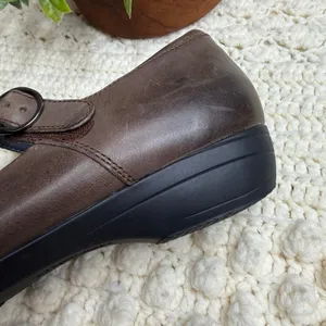 DANSKO Women’s 41 10.5 Fawna Mary Jane Wedge Comfort Shoe Chestnut Brown thumbnail 7