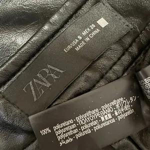 Zara Women's Black Leather High Waisted Fitted Maxi Straight Pencil Skirt Size S thumbnail 4
