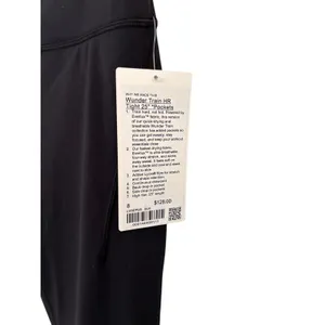 Lululemon Wunder Train HR Tight with Pockets 25"size 8 Black NWT Authentic thumbnail 7