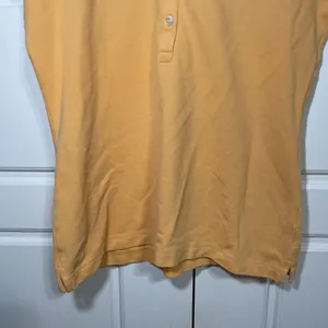 Lilly Pulitzer Polo Shirt Womens‎ Large Golf Casual Preppy Gold Pink Trim thumbnail 4