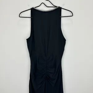 J.Crew Collection Full Length Embellished Ruched Dress Black Formal US 6 NWT thumbnail 14