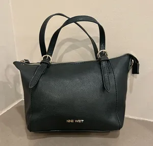Bag Nine West Elegant Black Satchel Clean! Kylee Mini Tote Crossbody thumbnail 1