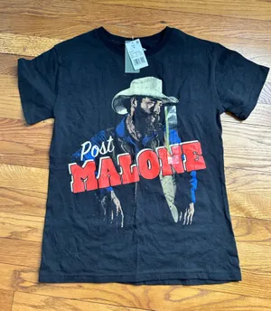 Post Malone Black Graphic T thumbnail 1