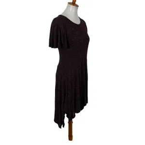 Dolan Left Coast Maroon Tunic Small Short Sleeve Boho Casual thumbnail 5
