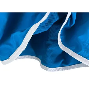 Vtg Nike Blue Shorts Mesh Lined Athletic Medium Sportswear White Women's Elastic thumbnail 5