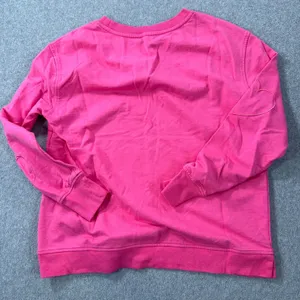 Jane & Delancey Embroidered Heart Crewneck Sweatshirt Pullover Womens Small Pink thumbnail 10