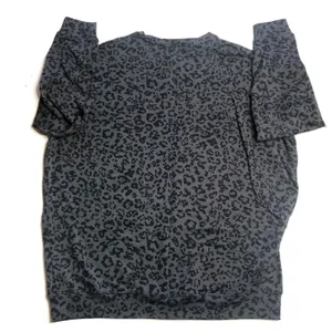 Athleta Pure Luxe Sweatshirt  Pullover Leopard Cheetah thumbnail 2