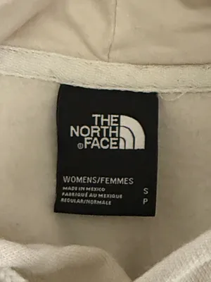 The North Face Womens Cream Never Stop Exploring Graphic Hoodie Sweatshirt Small thumbnail 2