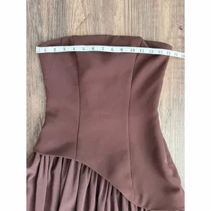 NEW Babyboo Maliyah Maxi Dress in Plum Brown Size Small thumbnail 12