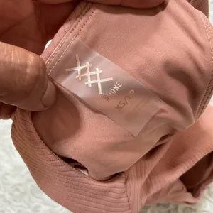 Rhone Zen Tank Top Pink Ribbed Cross Back Activewear XS thumbnail 4