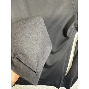 Yogalicious Large Womens Top Black Long Sleeve Stretch Comfort Solid Lightweight thumbnail 8
