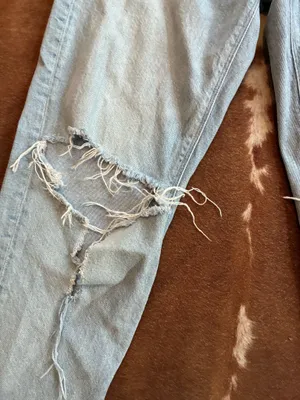American Eagle curvy mom Jean size 00 regular Strigid real good No flaws! thumbnail 3