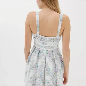 For Love And Lemons Loretta Lace Floral Mini Dress Ivory NWT Size XS thumbnail 5