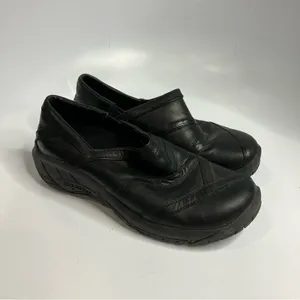 Merrell‎ black leather Mocs size 6 thumbnail 2