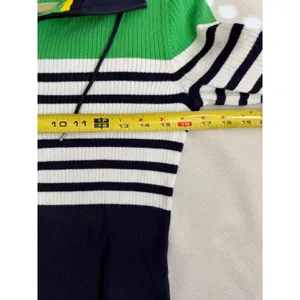 Vintage Lauren Active by Ralph Lauren quarter-zip ribbed sweater thumbnail 5