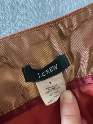 J. Crew 100% Double-Serge Wool Pencil Skirt, size 2 thumbnail 5