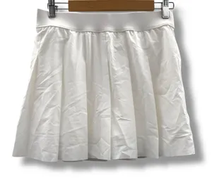 Fabletics White Pleated Activewear Skort Sz M NEW Tennis‎ Golf Athletic thumbnail 1