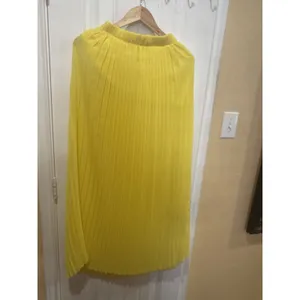 Papaya Pleated Skirt Size M Made In USA thumbnail 5