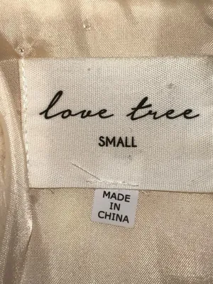 love tree cream faux fur vest. thumbnail 6