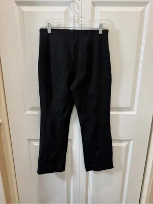 Maeve Poppy Kick Flare Pull On Black Pants Small thumbnail 6