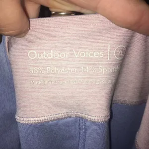 Outdoor Voices 7/8 Springs Lake/dove/rose quartz athletic leggings thumbnail 5