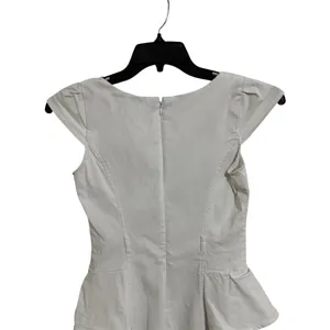 S106 XOXO White Midi Peplum Dress thumbnail 6