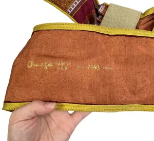 NWT Vintage Omega Fabric Wide Bohemian Coin Belt thumbnail 10