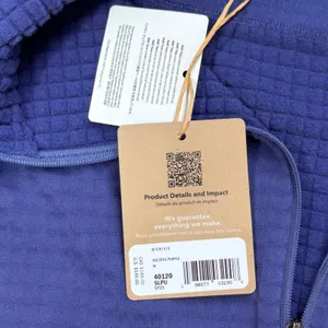 Patagonia R1 Pullover Women Medium Solstice Purple Trek Factory Racing Cycling thumbnail 5