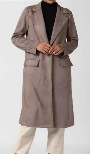 Forever 21 Dusty Pink Long Coat thumbnail 1