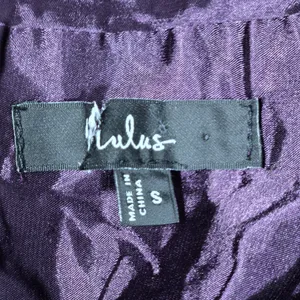 Lulus Enchant My Love Dark Purple V-Neck Long Sleeve Maxi Dress Small thumbnail 6