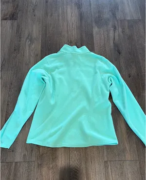 Aqua North Face Quarter Zip thumbnail 4