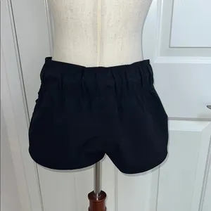 Roxy Black and White‎ Athletic Shorts with Drawstring Waist thumbnail 3