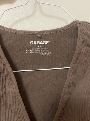 Garage Brown  Crop Top thumbnail 3
