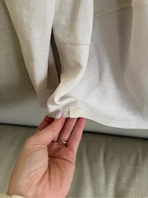 Lululemon Back in Action Long Sleeve Shirt Nulu In White Opal thumbnail 11
