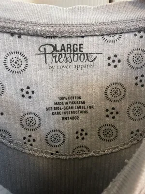Royce Apparel Carolina Gray Ribbed Sweatshirt thumbnail 3