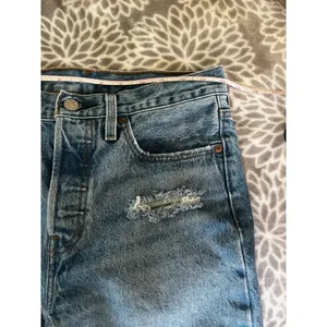 Levis 501 Original Straight Leg Jeans W27 L30 Distressed Sustainable Streetwear thumbnail 6