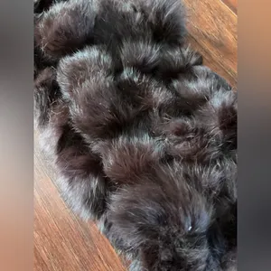 Long soft REAL FUR scarf/ dressy accessory🤎 thumbnail 6