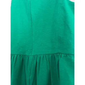 J.Crew Womens Kelly‎ Green Sleeveless Fit and Flare Textured Slub Knit Dress M thumbnail 5