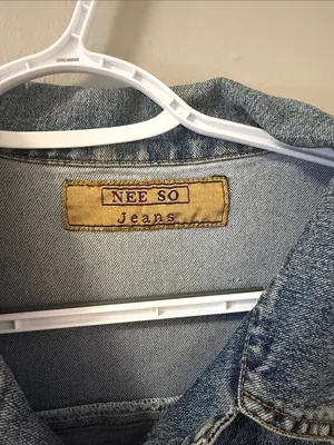 Vintage Medium Wash Denim Button-Down Western Dress / Jacket M thumbnail 5