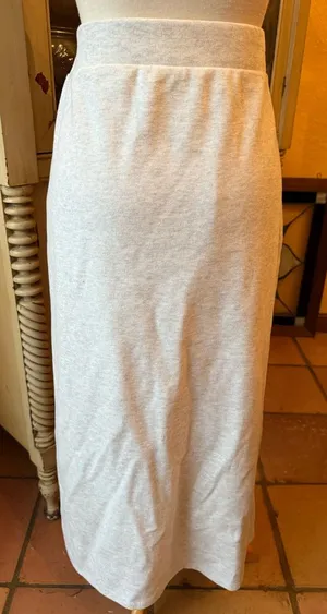 Old Navy Light Gray Maxi Skirt thumbnail 1