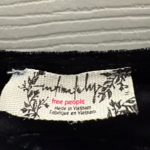 Free People Intimately Midnight Mood‎ Velvet Crop Top Size Medium thumbnail 5