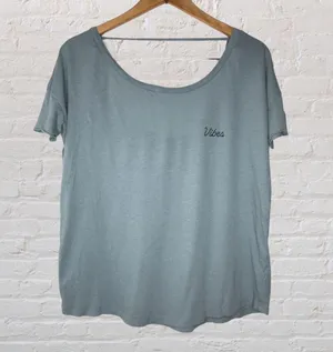 PINK Victoria’s Secret short sleeve oversized vibes top size medium summer thumbnail 2