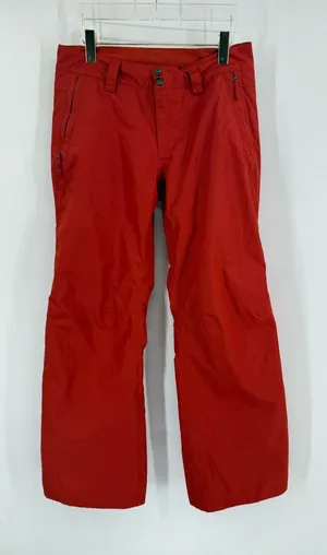 The North Face‎ orange snow pants size medium thumbnail 1
