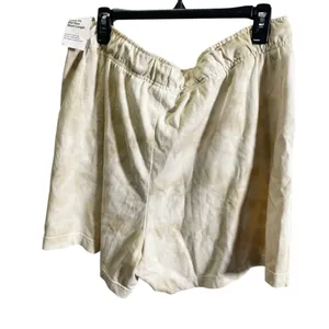 Nike Womens XXL‎ Beige Athletic Shorts Casual Tie-Dye Style thumbnail 5