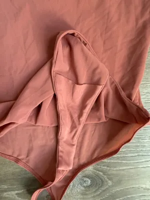 Alo Mesh Sheer Illusion Bodysuit - Soft Terracotta thumbnail 9
