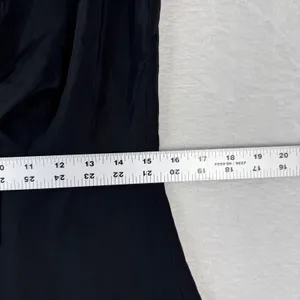 Amanda Uprichard Emilee Black Sleeveless Tie Front V-Neck‎ A-Line Dress Large thumbnail 4