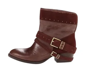 The Sak Women's Harper Leather Boho Ankle Boot Bootie Brown Size 8 thumbnail 1