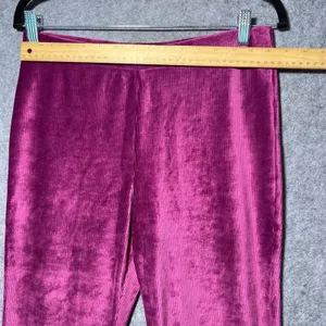 BP Flared Corduroy Pants Magenta Pink‎ Velvet Bell Bottoms Size M thumbnail 2