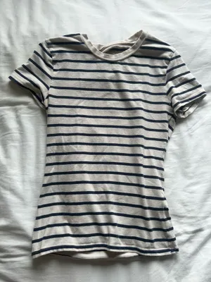 Abercrombie short sleeve striped top thumbnail 1