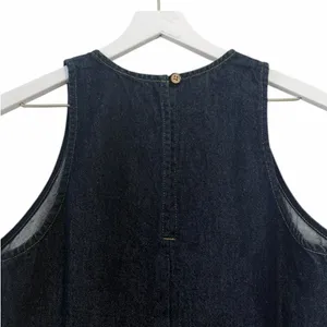 Nobody’s Child Palermo Racer Denim Dress Blue Sleeveless Mini Size 6 thumbnail 8